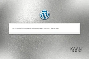 Php Kurulumunuzda
